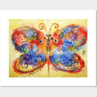 Abstractions on butterfly wings Posters and Art